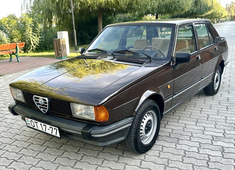 1981 Alfa Romeo Giulietta oldtimer autó – Car-Garage Kft. Ráckeve