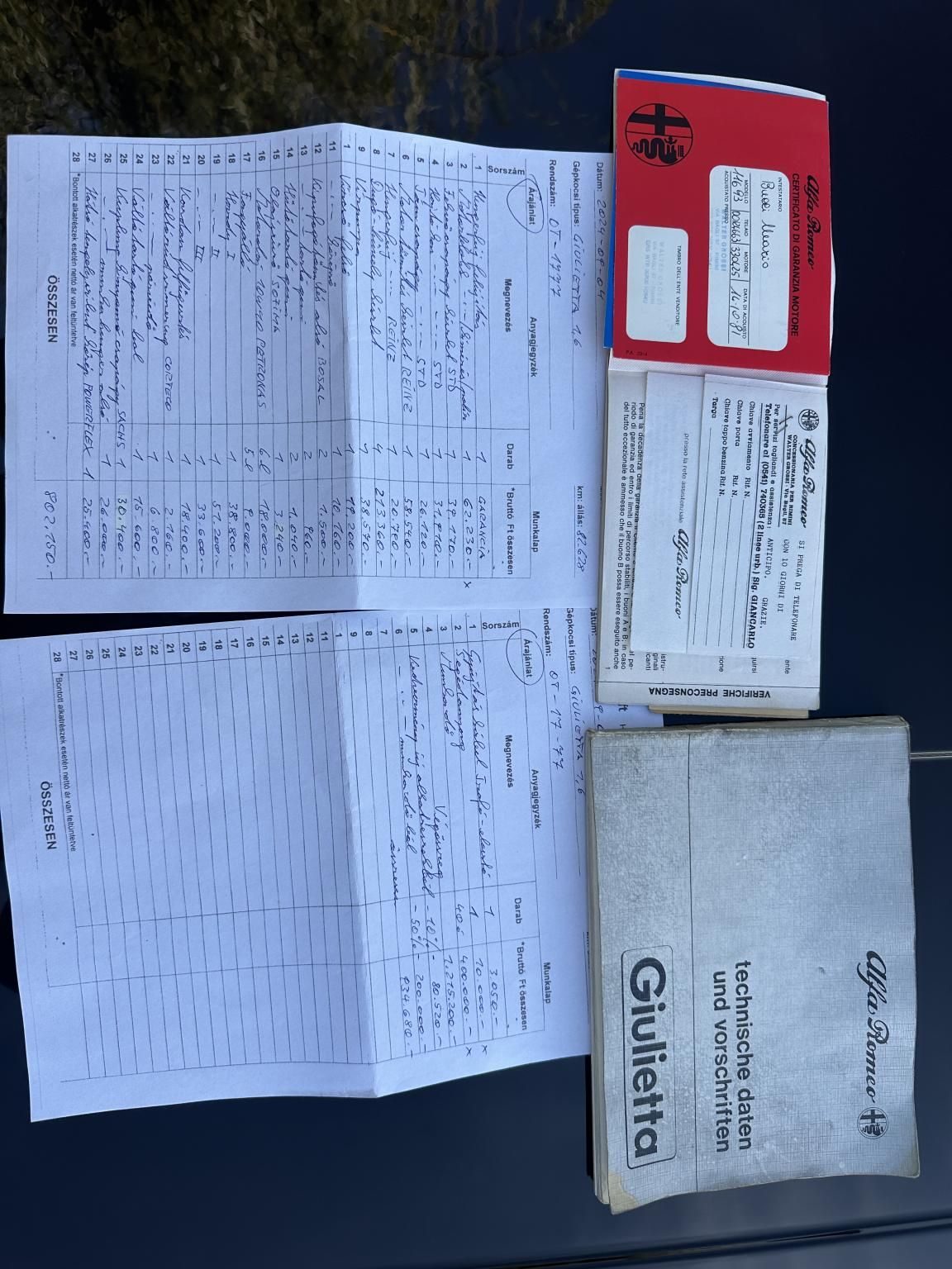1981 Alfa Romeo Giulietta oldtimer autó – Car-Garage Kft. Ráckeve – 7. fotó